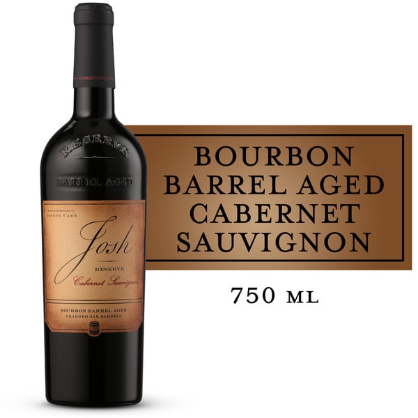 Red Wines Josh Cellars Bourbon Barrel Aged Cabernet Sauvignon hero