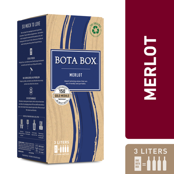 Red Wine Bota Box Merlot Red Wine hero