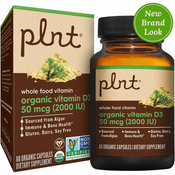 Vitamin B Plnt 2,000 IU Organic Vitamin D3 hero