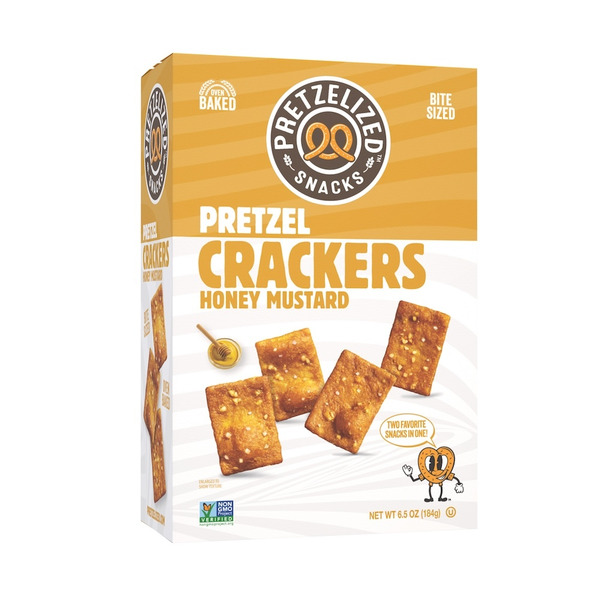 Candy & Chocolate Pretzelized Honey Mustard Pretzel Crackers hero