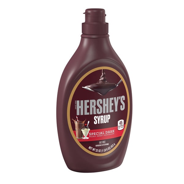 Cocoa & Drink Mixes Hershey's Mildly Sweet Chocolate Syrup hero