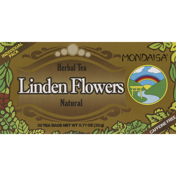 Latino Foods Mondaisa Herbal Tea, Natural, Linden Flowers, Caffeine Free, Bags hero