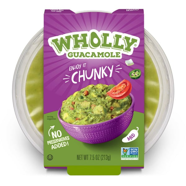 Fresh Dips & Tapenades Wholly Guacamole Chunky Bowl hero