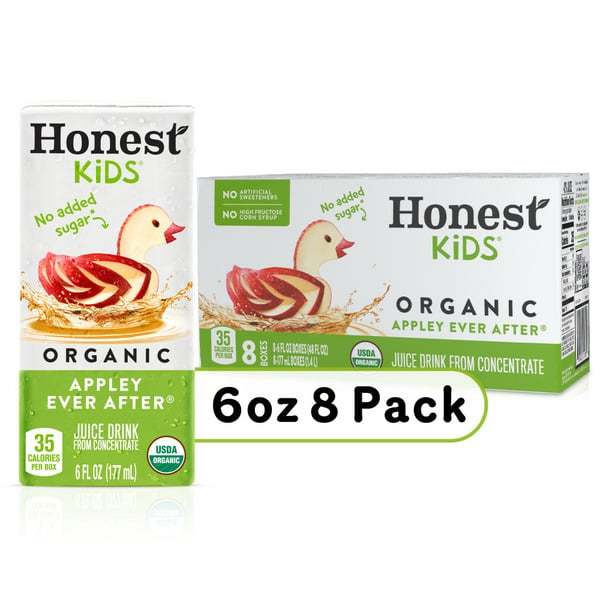 Fruit & Veggie Juice The Honest Company Apple Organic Juice Drink hero