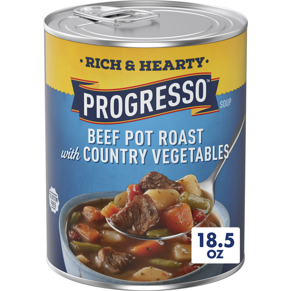 Soup, Broth & Bouillon Progresso Beef Pot Roast with Country Vegetables Canned Soup hero