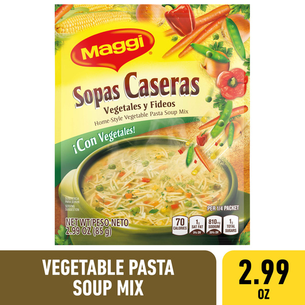 Soup, Broth & Bouillon Maggi Home Style Vegetable Pasta Soup Mix hero