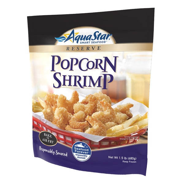 Packaged Seafood Aqua Star Popcorn Shrimp hero