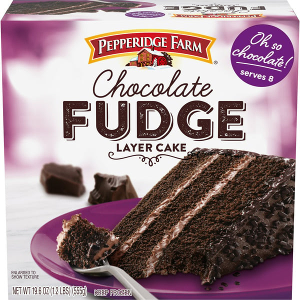 Frozen Dessert Pepperidge Farm Frozen Chocolate Fudge Layer Cake hero