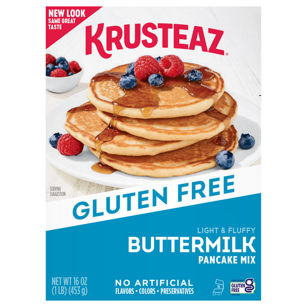 Doughs, Gelatins & Bake Mixes Krusteaz Gluten Free Buttermilk Pancake & Waffle Mix hero