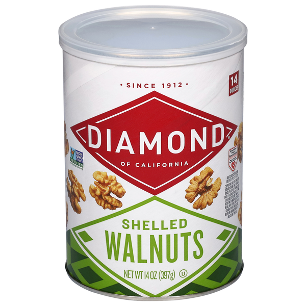 Popcorn & Jerky Diamond Walnuts, Shelled hero