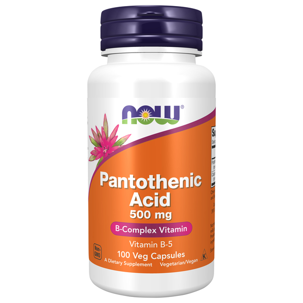 Vitamins & Minerals NOW Pantothenic Acid 500 mg hero