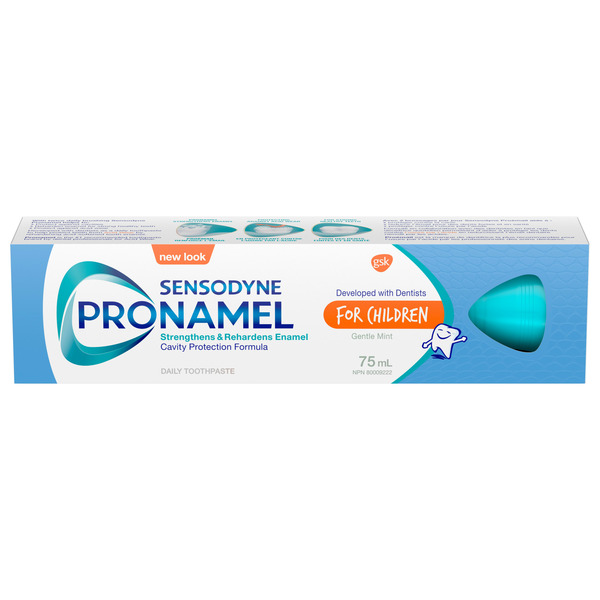 Oral Hygiene Sensodyne Pronamel Toothpaste For Children, Gentle Mint hero