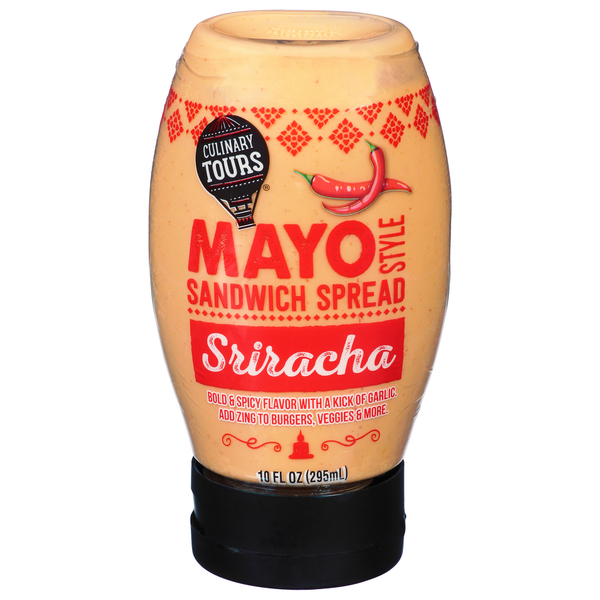 Spreads Culinary Tours Sandwich Spread, Sriracha, Mayo Style hero