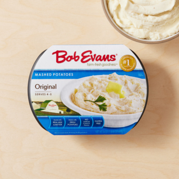 Instant Foods Bob Evans Farms Mashed Potatoes, Original hero