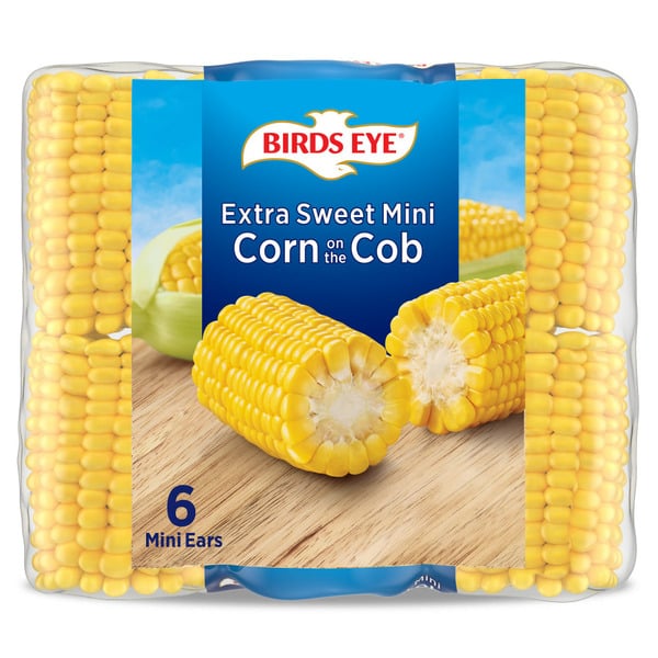 Frozen Produce Birds Eye Extra Sweet Mini Corn On The Cob Frozen Vegetables hero