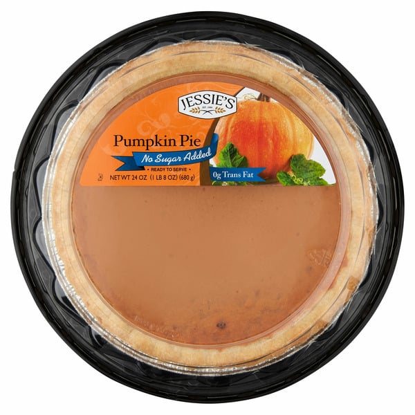 Bakery Desserts Jessie's No Sugar Added Pumpkin Pie hero