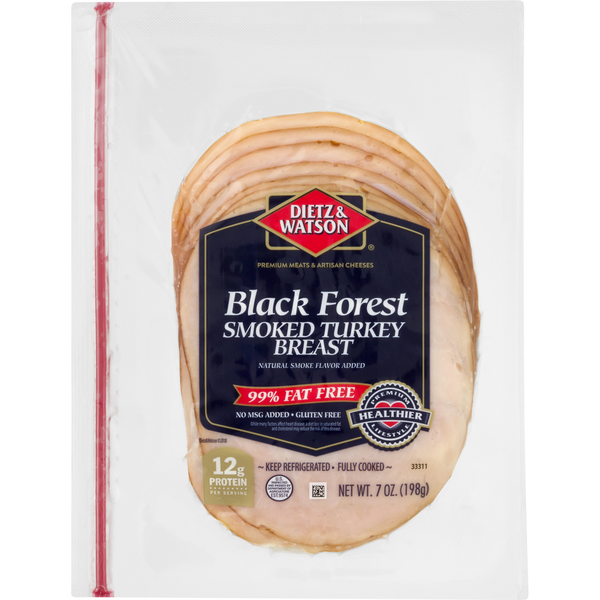 Lunch Meat Dietz & Watson Black Forest Smoked Turkey Breast, Pre-Sliced hero