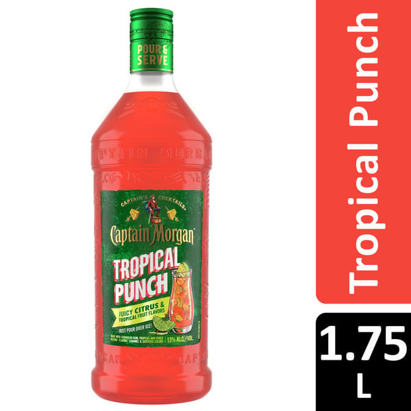 Pre-Mixed Cocktails Captain Morgan Tropical Punch hero