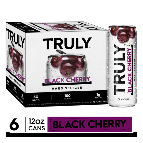 Beers & Coolers Truly Hard Seltzer Black Cherry hero