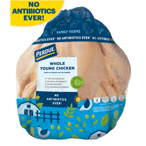 Poultry Counter Perdue Chicken hero