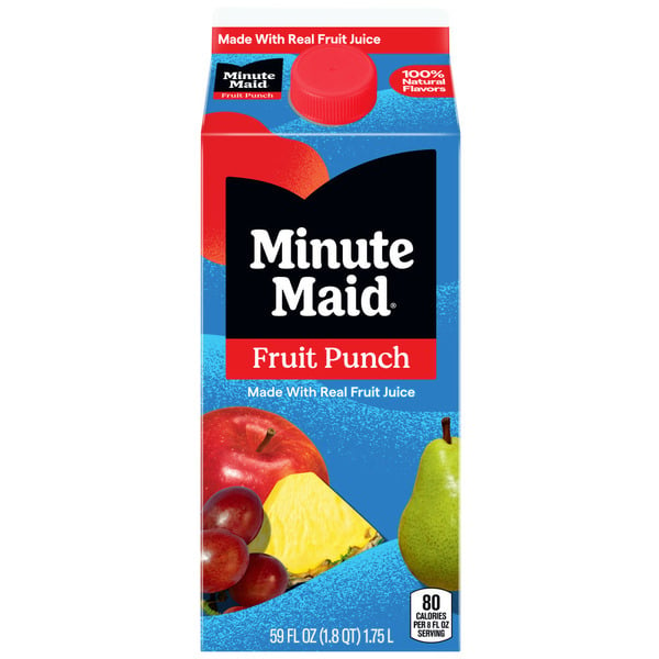 Refrigerated Minute Maid Fruit Punch, Made W/ Real Fruit Juice hero