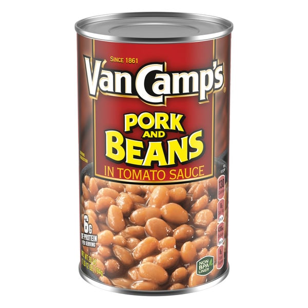 Canned Meals & Beans Van Camp’s Pork and Beans Canned Beans hero