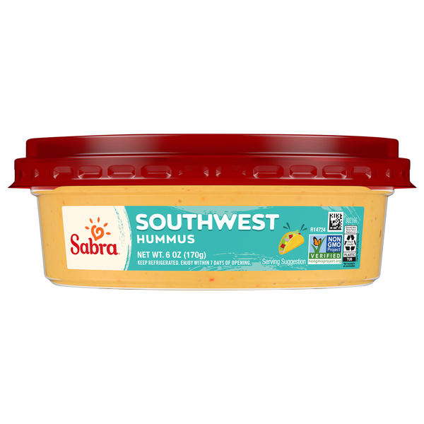 Preserved Dips & Spreads Sabra Hummus, Southwest hero