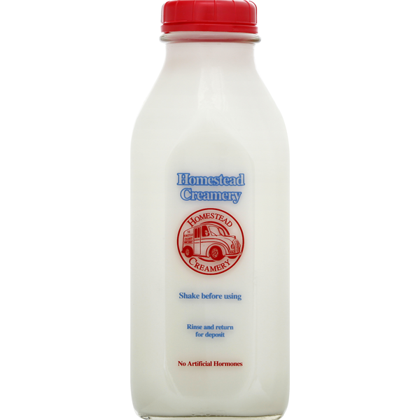 Milk Homestead Creamery Milk, Homogenized, Whole hero