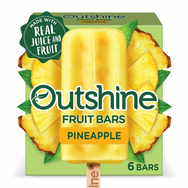 Ice Cream, Novelties & Ice Outshine Pineapple Fruit Bars hero