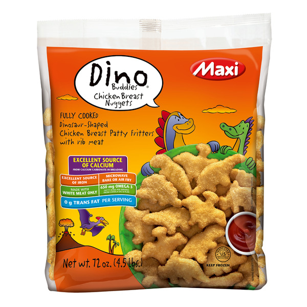 Frozen Meat & Seafood Jans Dinosaur-Shaped Chicken Nuggets hero