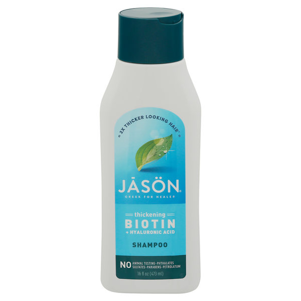 Hair Care JĀSÖN Shampoo, Thickening, Biotin + Hyaluronic Acid hero