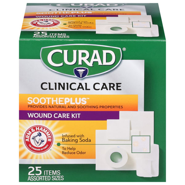 First Aid CURAD Wound Care Kit, Clinical Care hero