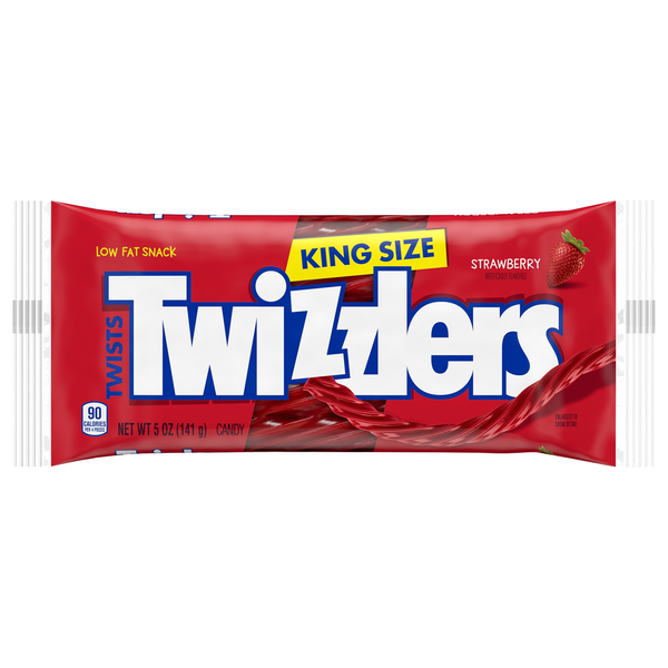 Candy & Chocolate Twizzlers Strawberry Flavored King Size Licorice Style Candy hero