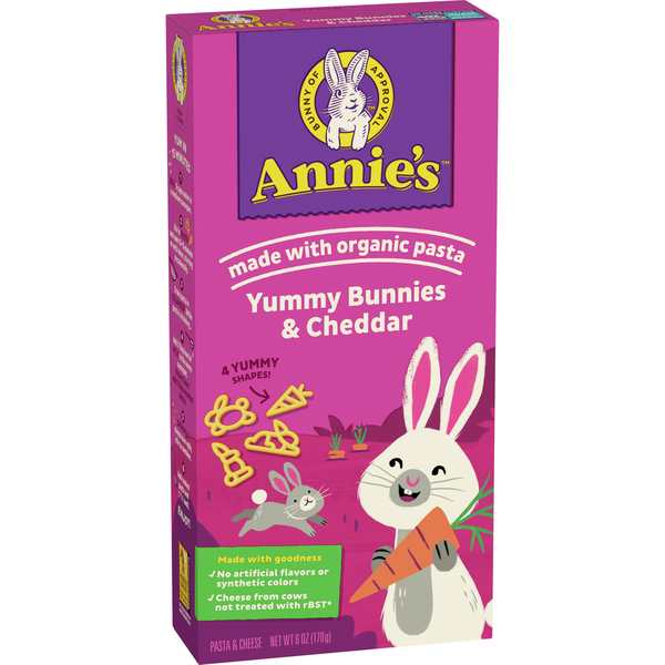 Instant Foods Annie's Yummy Bunnies and Cheddar Mac and Cheese hero