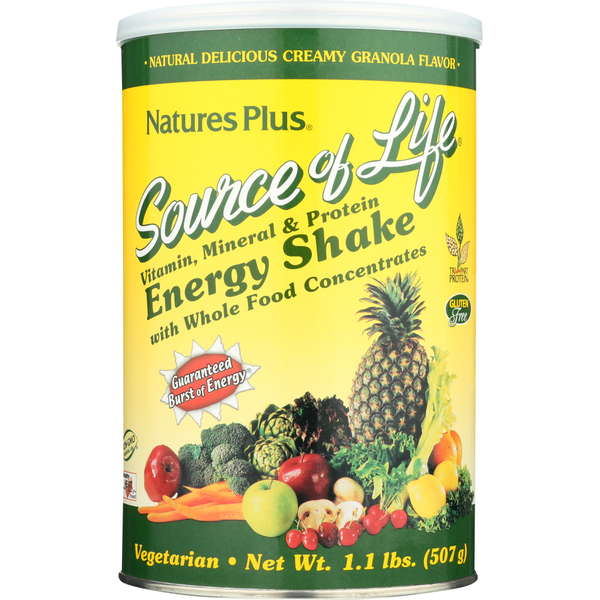 Protein & Meal Replacements NaturesPlus Source Of Life Energy Shake hero