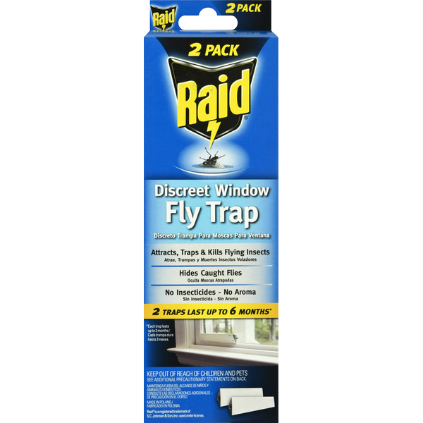 More Household Raid Fly Trap, Discreet Window, 2 Pack hero