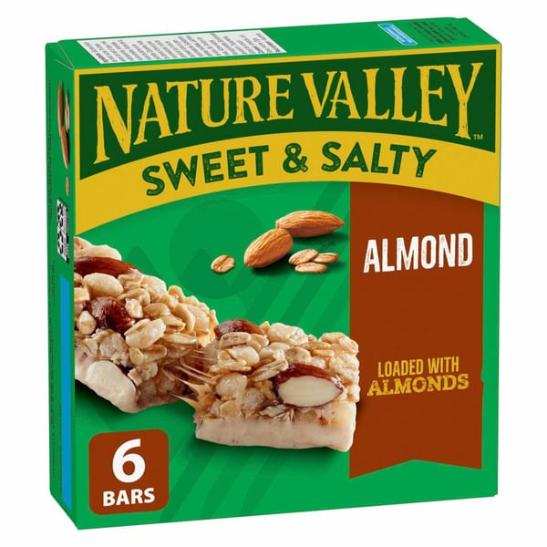 Energy & Granola Bars Nature Valley Granola Bars, Sweet and Salty Nut, Almond hero