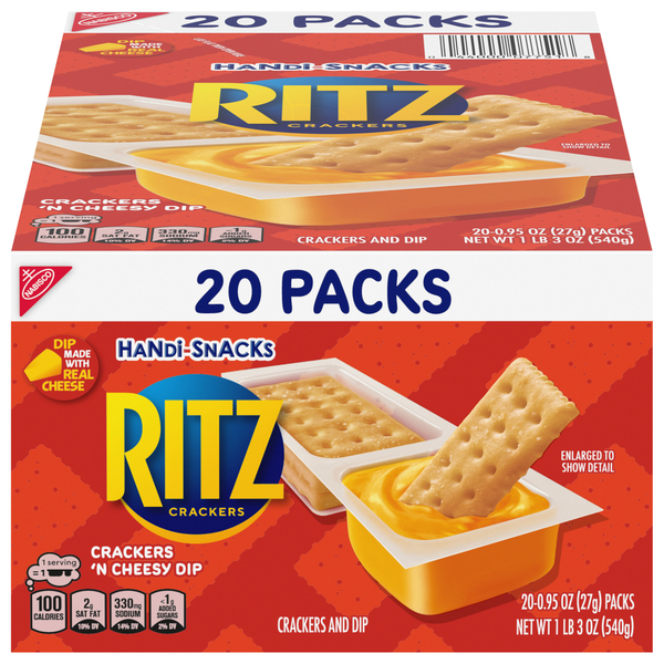 Candy & Chocolate Ritz Crackers and Dip, Handi-Snacks hero