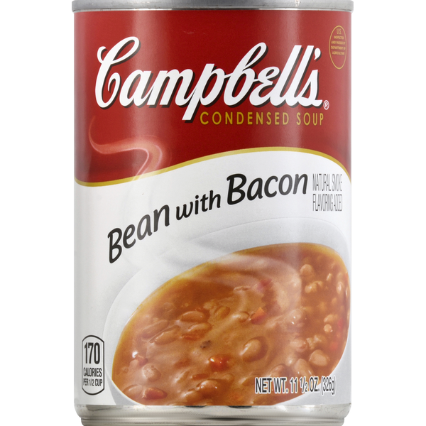 Soup, Broth & Bouillon Campbell's Condensed Soup, Bean with Bacon hero