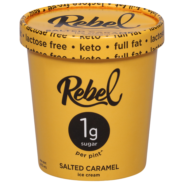 Ice Cream & Ice Rebel Ice Cream, Salted Caramel hero