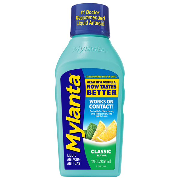 Digestion Mylanta Antacid + Anti-Gas, Liquid, Classic Flavor hero