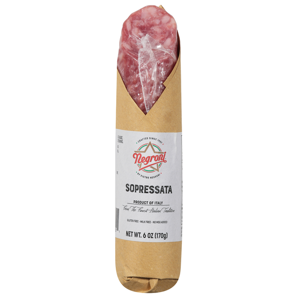 Deli Packaged Specialty Meat Negroni Sopressata hero