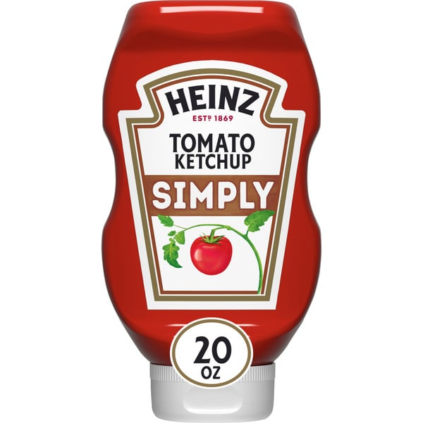 Condiments Heinz Simply Tomato Ketchup with No Artificial Sweeteners hero