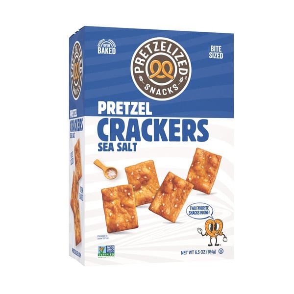 Candy & Chocolate Pretzelized Sea Salt Pretzel Crackers hero