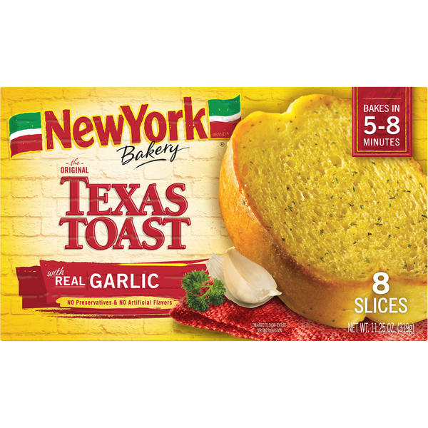 Frozen Appetizers & Sides New York Bakery The Original Texas Toast with Real Garlic hero