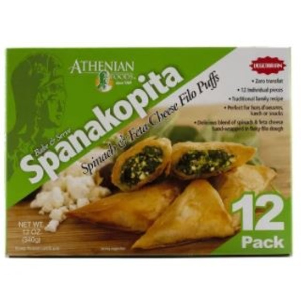 Frozen Breakfast Athenian Foods Spinach & Cheese Puff hero