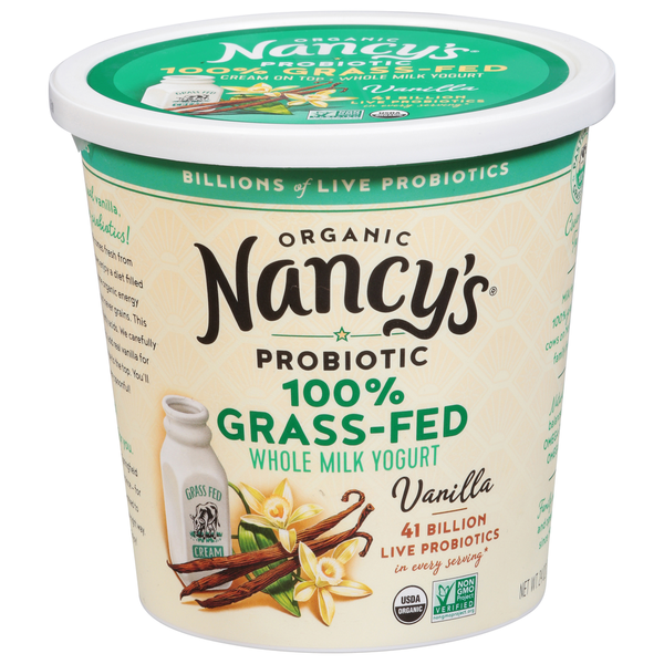 Yogurt Nancy's Yogurt, Organic, Whole Milk, Probiotic, Vanilla hero