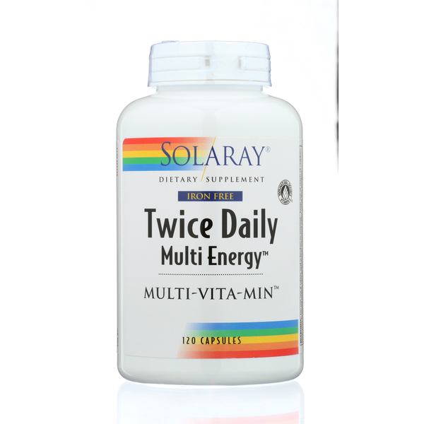 Multi Vitamins Solaray Twice Daily Multi Energy Multi-Vitamin, Iron-Free hero