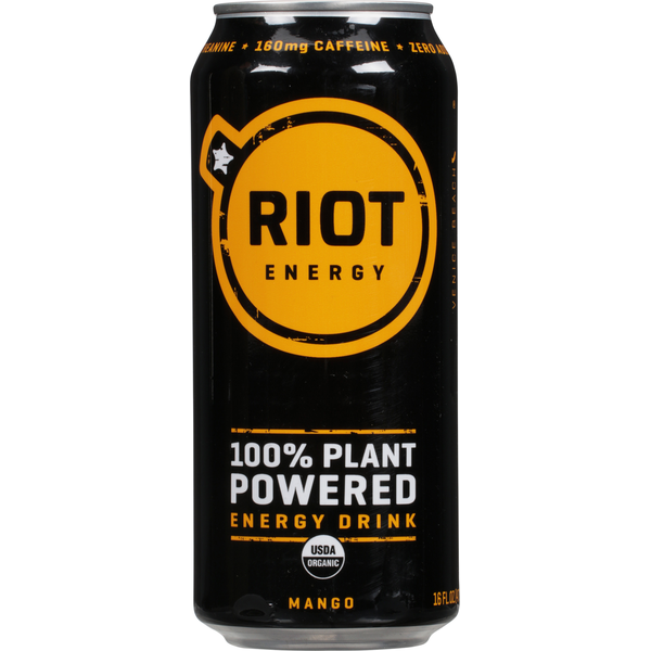 Energy & Sports Drinks Riot Energy Energy Drink, Organic, Mango hero