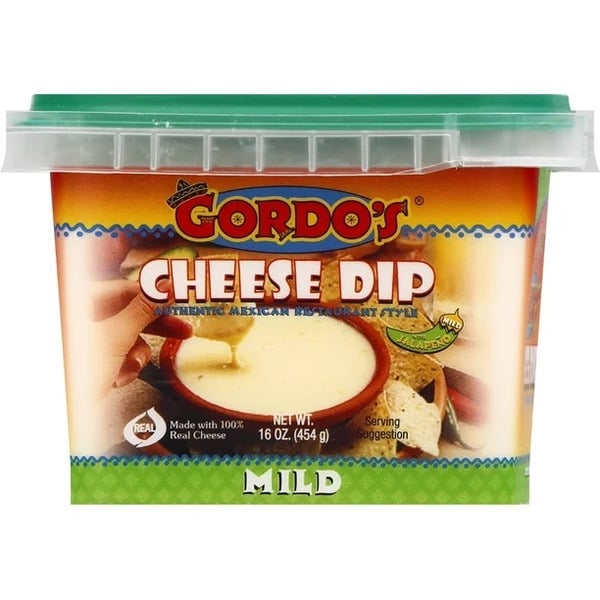 Packaged Cheese Gordo’s Foodservice Mild Queso Cheese Dip hero